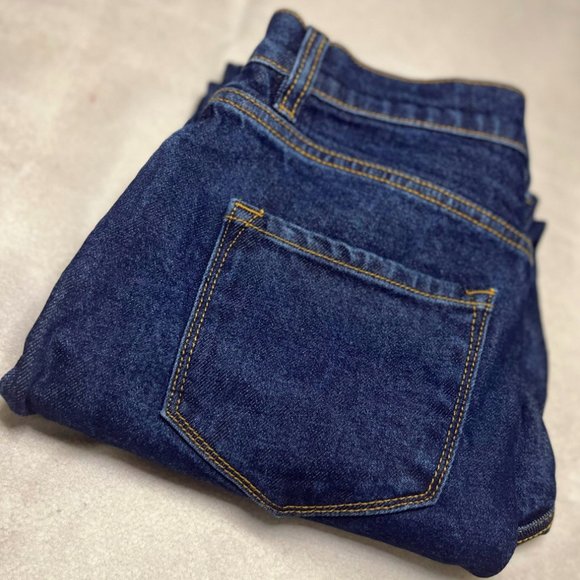 Women's Fashion Nova Mom Jeans - size 5 - dark wash jeans - Picture 4 of 8